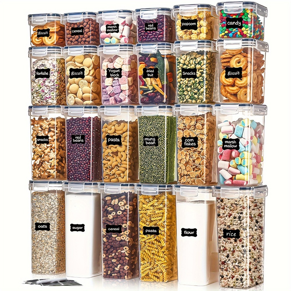 Food Storage With Colander - 24 ชิ้น กล่องเก็บอาหาร 12 กล่อง 12