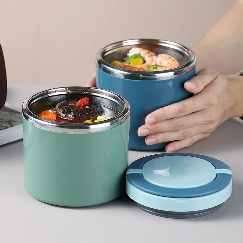 Food Storage Thermos - กระติกอาหารเก็บความร้อน 630/1000 มล. กระติกน้ำสแตนเลส กล่องข้าวเก็บอุณหภูมิ สำหรับใส่ซุป