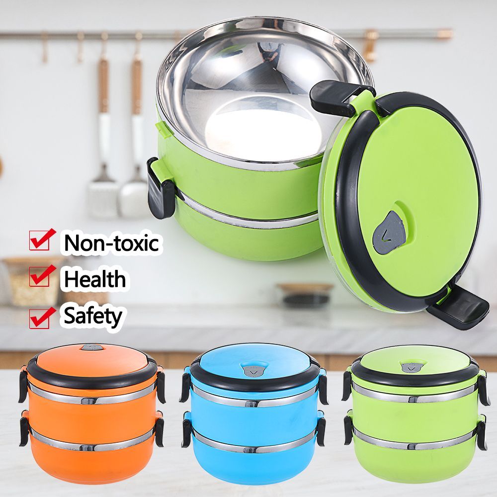 Food Storage Hot Box - กล่องเก็บอาหารสแตนเลสสุญญากาศ เก็บความร้อน สำหรับผู้ใหญ่