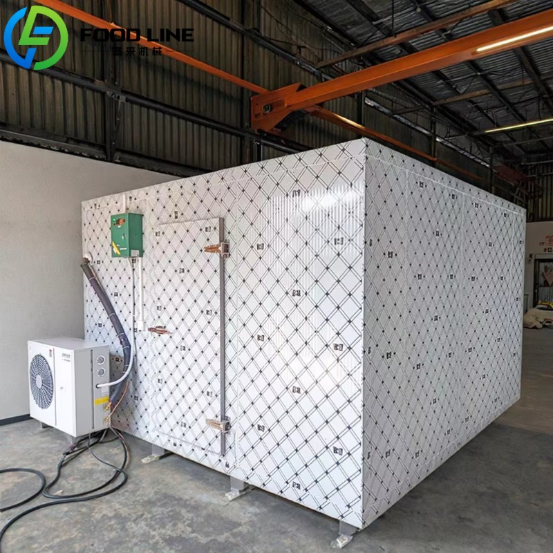 Food Storage Room - ตู้แช่เย็นแบบกำหนดเองสำหรับเก็บอาหารเย็น ห้องเย็นสำหรับเนื้อสัตว์และขนมขบเคี้ยว ชุดเครื่องทำความเย็นสำหรับการแปรรูปและจัดเก็บอาหาร