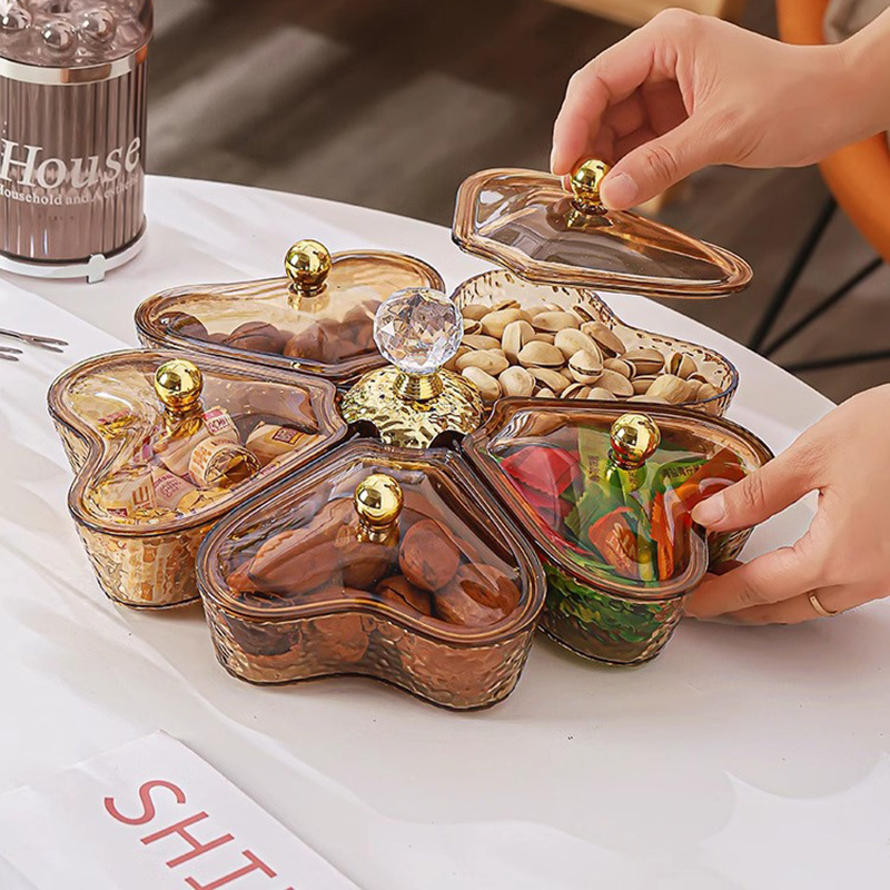 Food Storage Room - ถาดผลไม้หมุนได้สไตล์หรูหราทันสมัย, ถาดวางขนมบนโต๊ะกาแฟในห้องนั่งเล่น, ถาดผลไม้สำหรับจัดเก็บของใช้ในครัวคุณภาพสูง