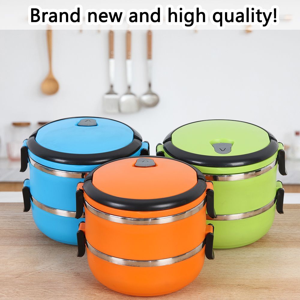 Food Storage Thermos - กระติกอาหารร้อน สแตนเลส กล่องข้าวเก็บอุณหภูมิ กล่องข้าวแบบสุญญากาศ สำหรับเดินทาง