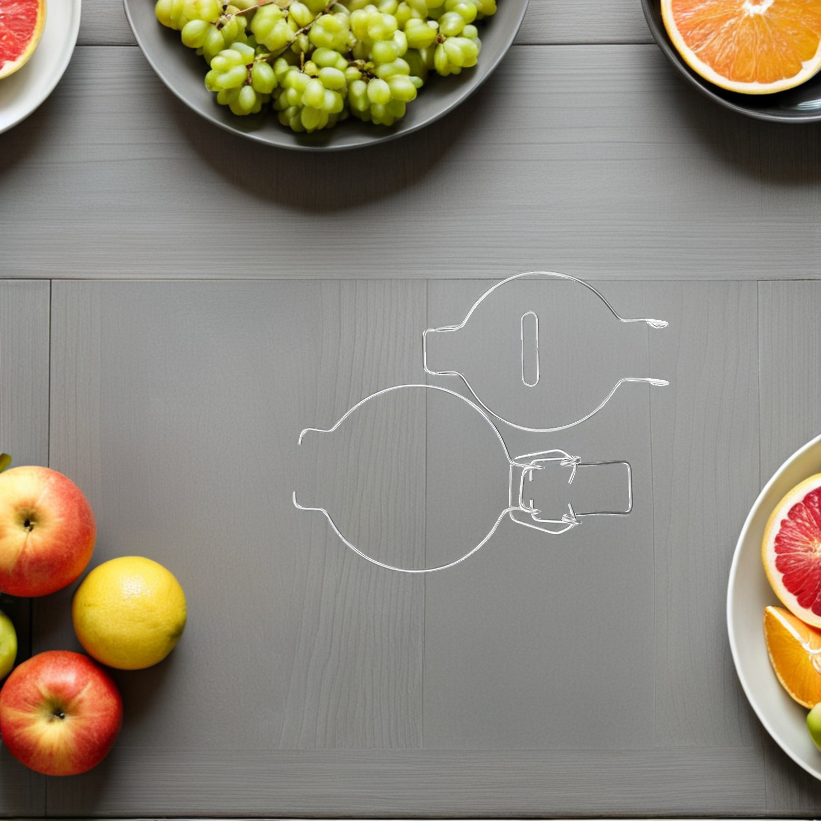 Food Storage With Lock - คลิปล็อคสายสแตนเลส 4 ชิ้น สำหรับปิดผนึกขวดแก้ว ป้องกันอากาศเข้า เก็บรักษาอาหารในครัว
