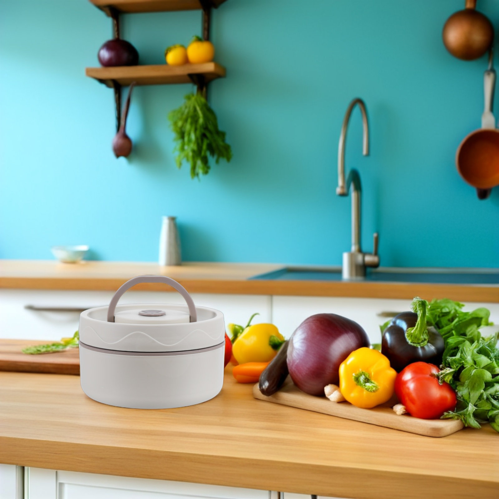 Food Storage Hot Box - กล่องอาหารกลางวันสแตนเลสสุญญากาศขนาด 440 มล. กล่องเบนโตะเก็บความร้อน ป้องกันการรั่วซึม พกพาสะดวก