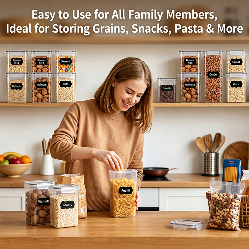 ชุดโหลเก็บบะหมี่หลายขนาด, ภาชน - Food Storage With Lock บทวิจารณ์และราคา