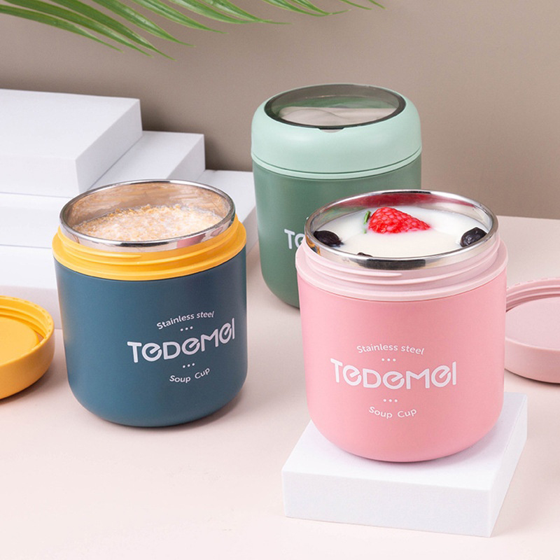 กระติกน้ำสแตนเลสเก็บความร้อนพร - Food Storage Thermos บทวิจารณ์และราคา