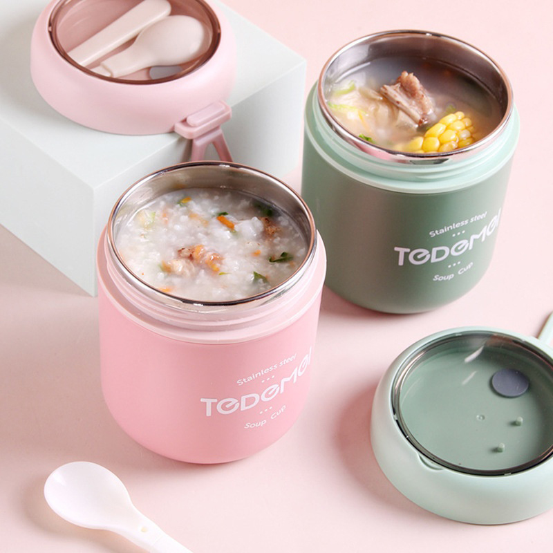 กระติกน้ำสแตนเลสเก็บความร้อนพร - Food Storage Thermos บทวิจารณ์และราคา