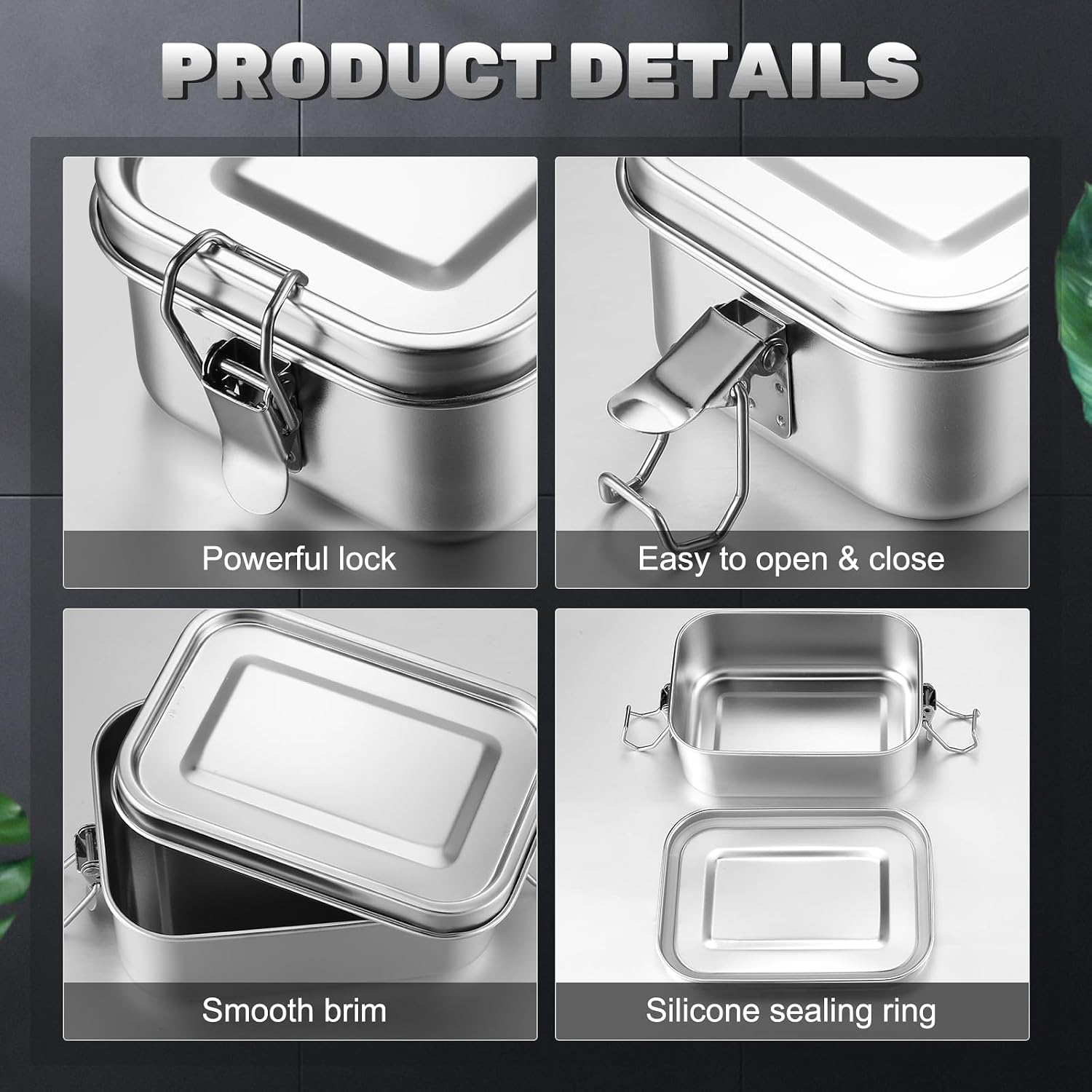 ภาชนะเก็บอาหารสแตนเลสพร้อมฝาปิ - Food Storage Hot บทวิจารณ์และราคา