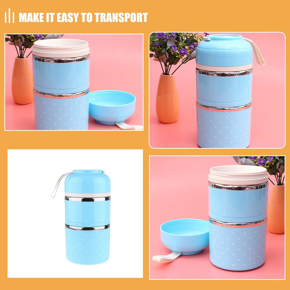 กล่องใส่อาหารกลางวันสแตนเลสขนา - Food Storage Hot Box บทวิจารณ์และราคา