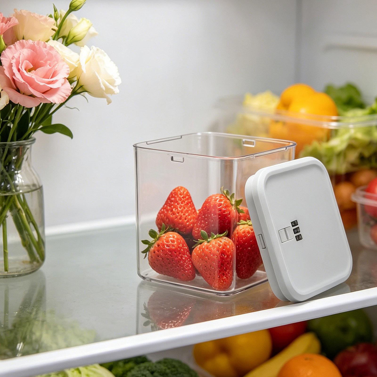 กล่องล็อคใสแบบซ้อนได้สำหรับเก็ - Food Storage With Lock บทวิจารณ์และราคา