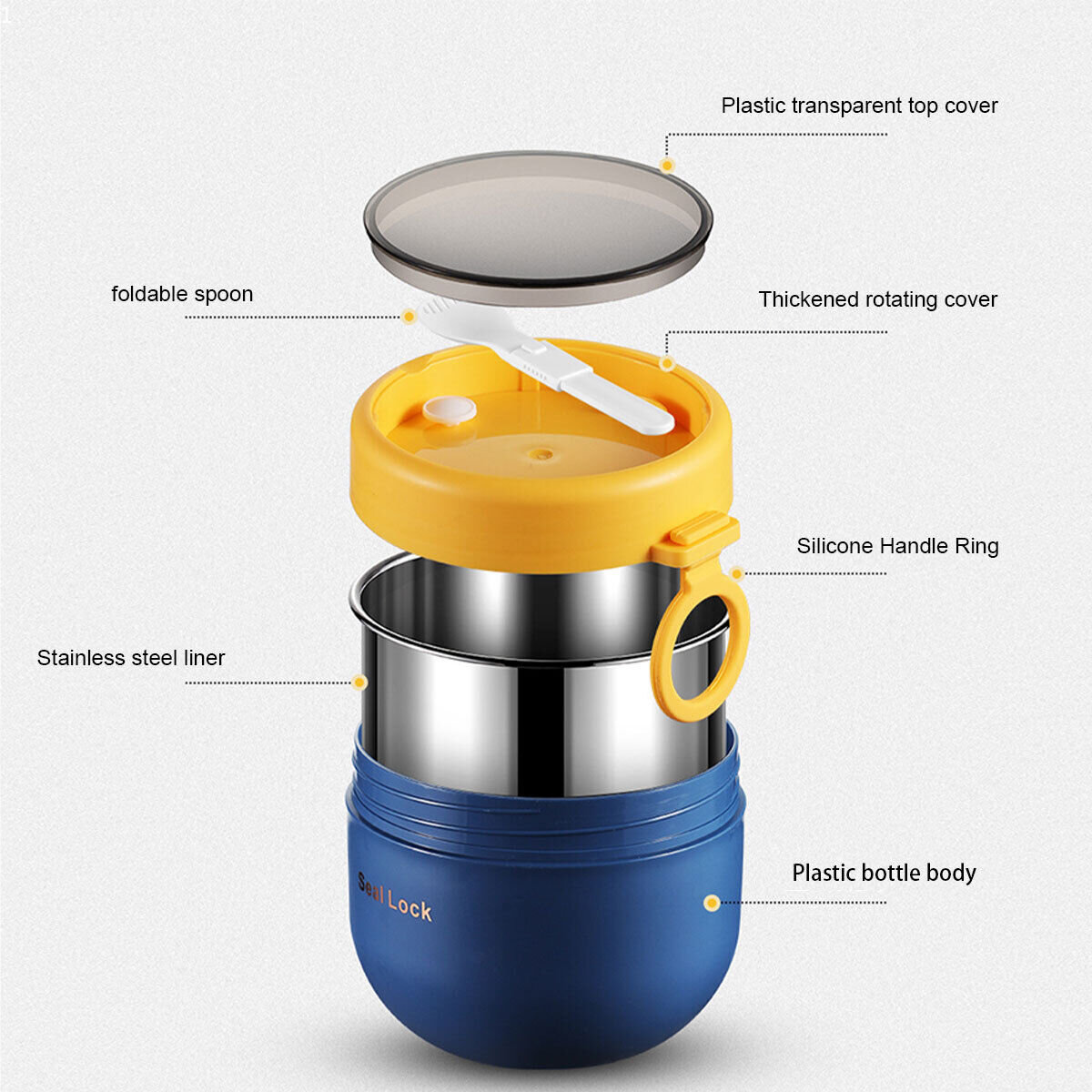 กระติกน้ำกล่องอาหารกลางวันสแตน - Food Storage Thermos บทวิจารณ์และราคา