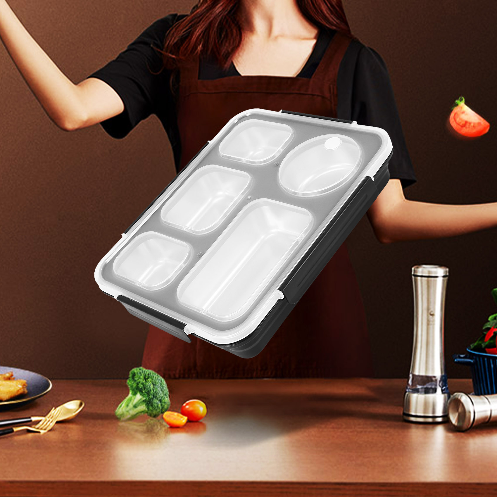 ร้อน-อาหารกลางวันกล่อง Bento ฉ - Food Storage Hot Box บทวิจารณ์และราคา