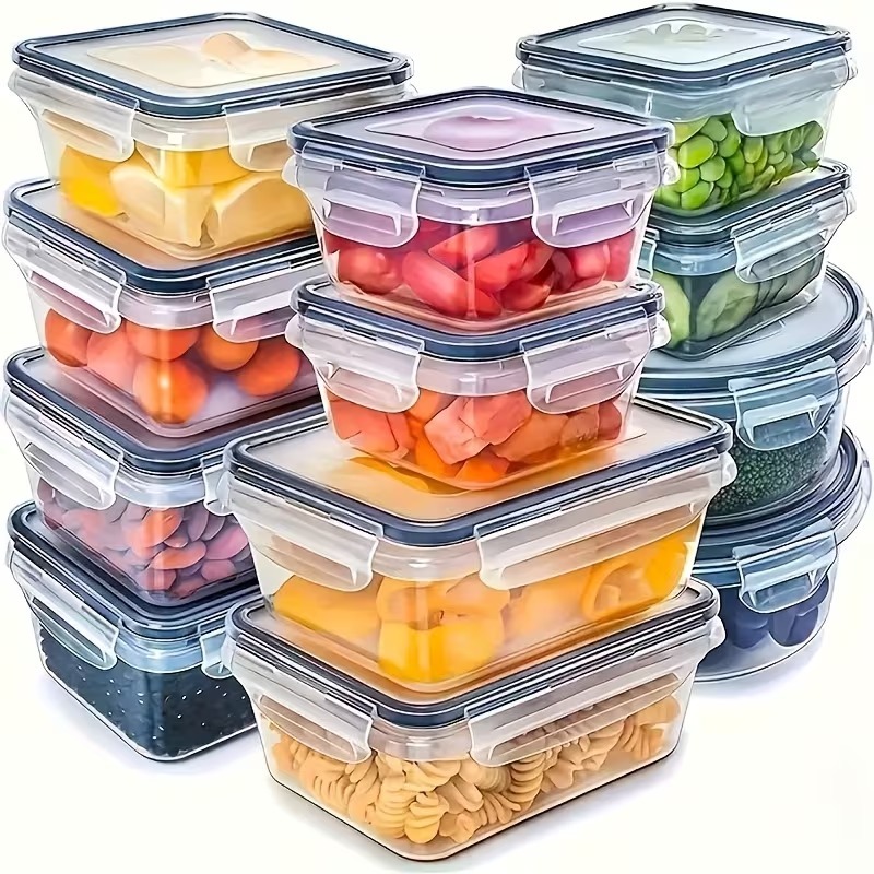 กล่องเก็บอาหารใส 4 ชิ้น พร้อมฝ - Food Storage With Colander บทวิจารณ์และราคา