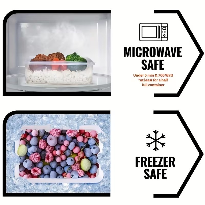 กล่องเก็บอาหารใส 4 ชิ้น พร้อมฝ - Food Storage With Colander บทวิจารณ์และราคา