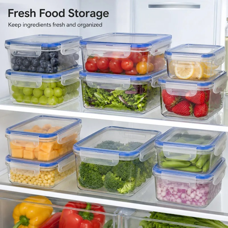 กล่องเก็บอาหารในตู้เย็น 4 ขนาด - Food Storage Refrigerator บทวิจารณ์และราคา