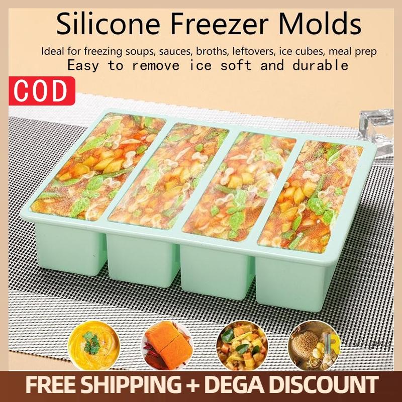 ถาดซิลิโคนขนาดใหญ่พิเศษพร้อมฝา - Food Storage With Colander บทวิจารณ์และราคา