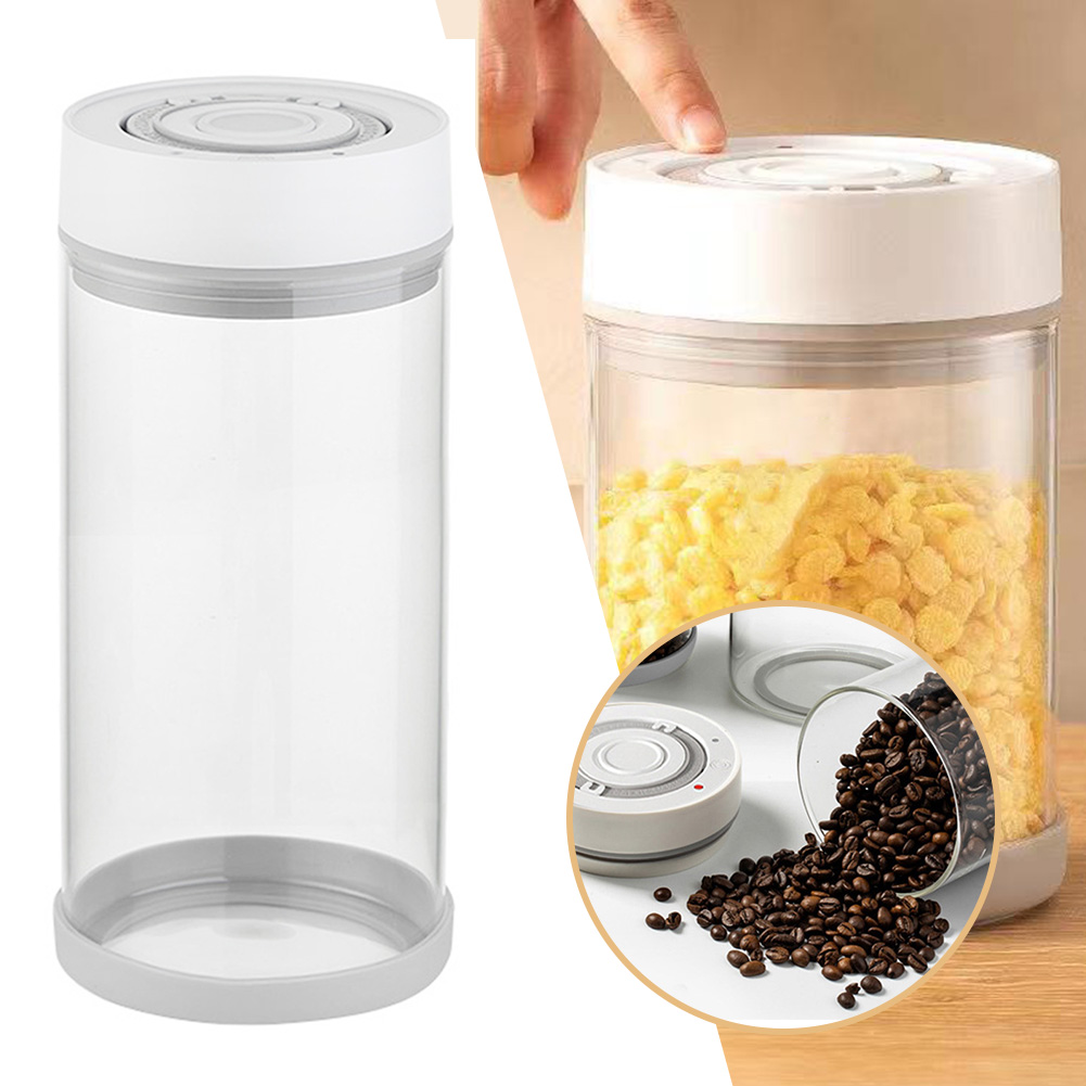 โถแก้วเก็บเมล็ดกาแฟแบบกันความช - Food Storage On Table บทวิจารณ์และราคา