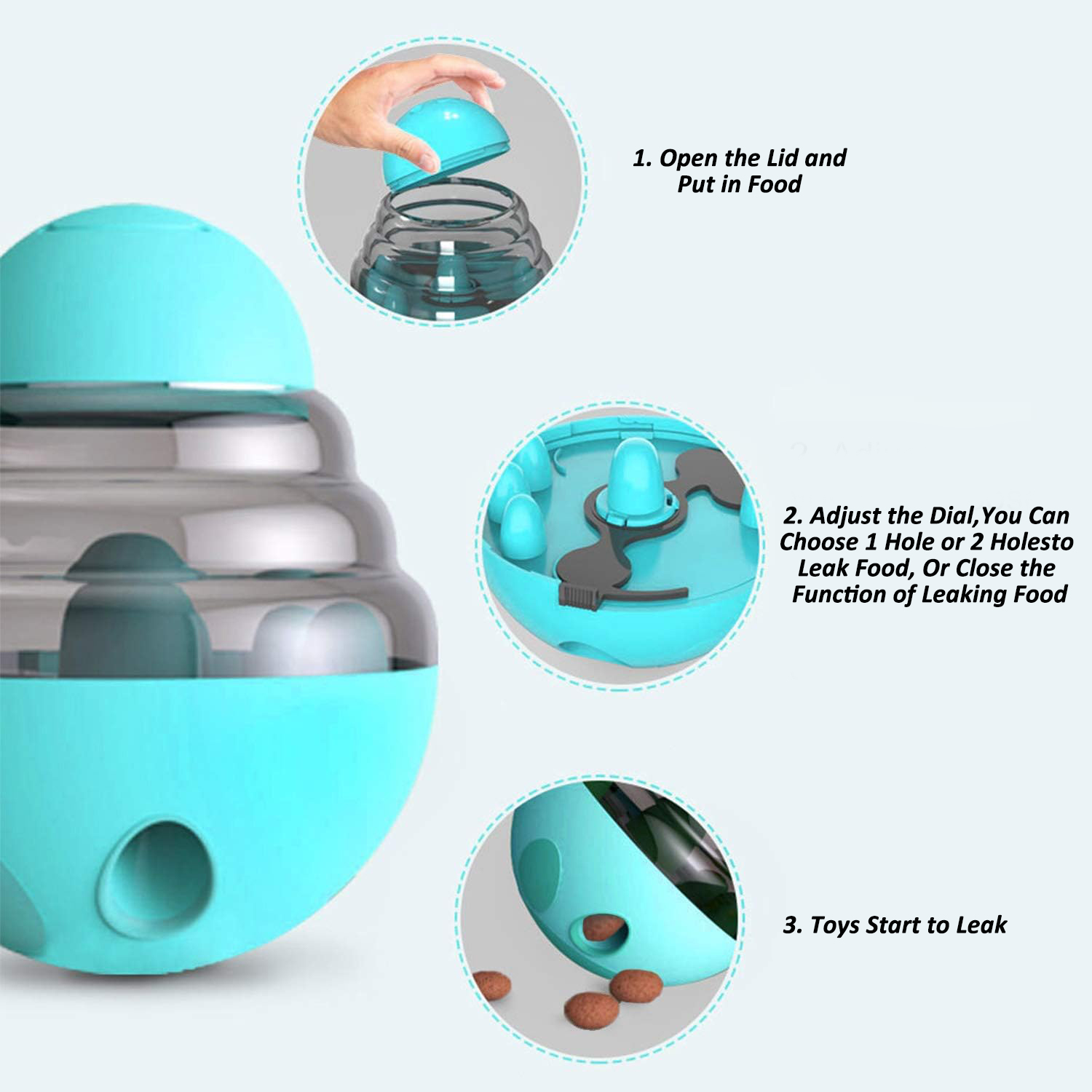 สุนัข Interactive อาหารของเล่น - Portion Control Container บทวิจารณ์และราคา
