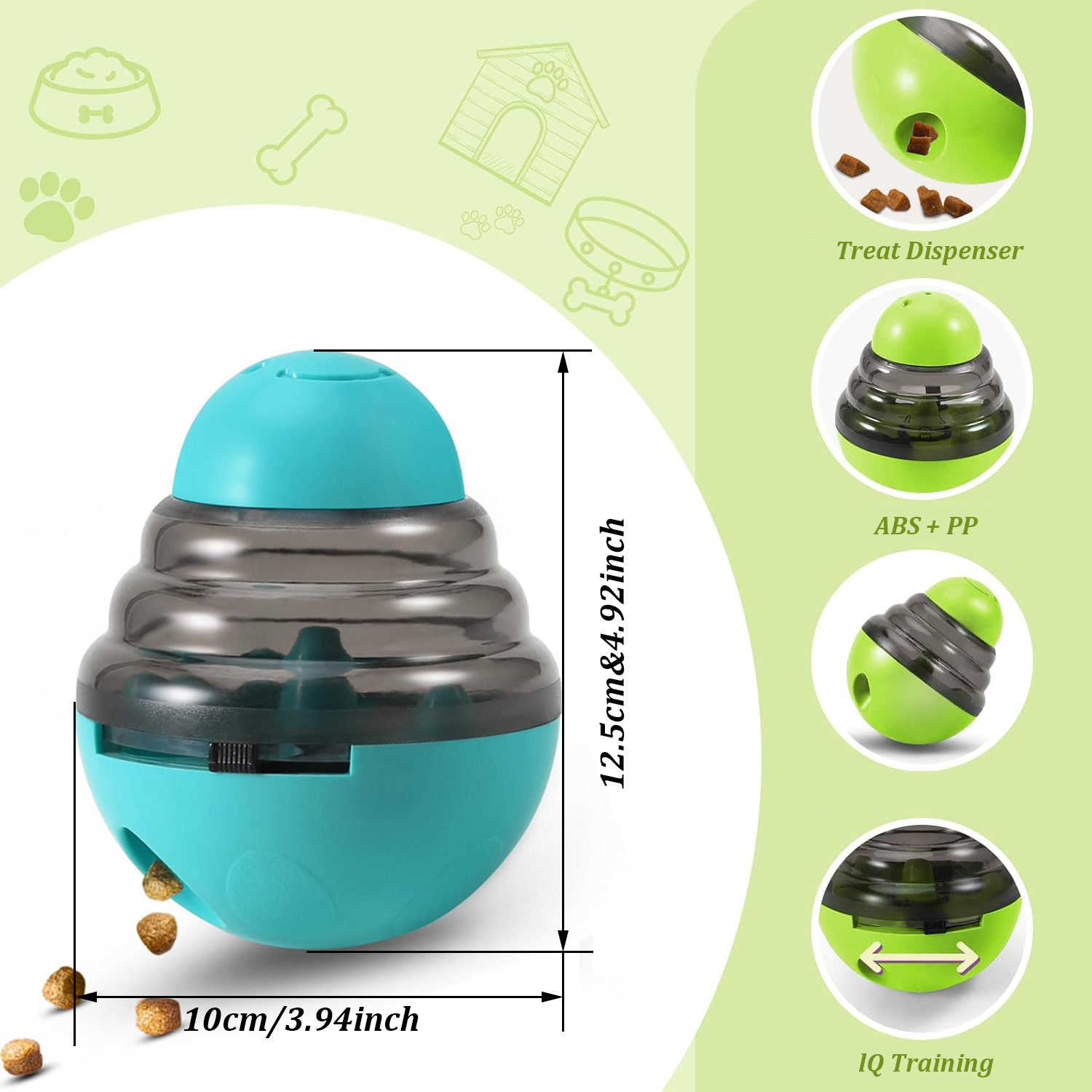 สุนัข Interactive อาหารของเล่น - Portion Control Container บทวิจารณ์และราคา