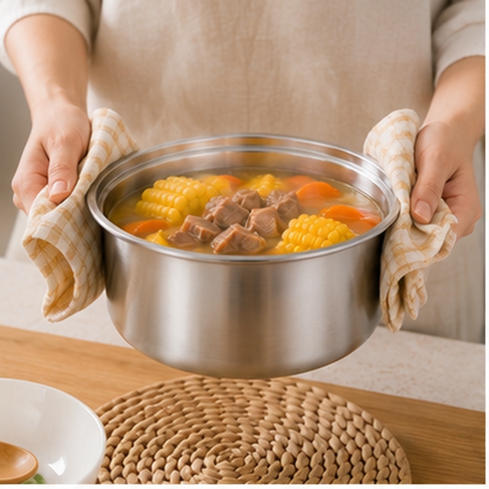 ถ้วยสแตนเลส 304 พร้อมฝาปิด สำห - Food Storage With Colander บทวิจารณ์และราคา