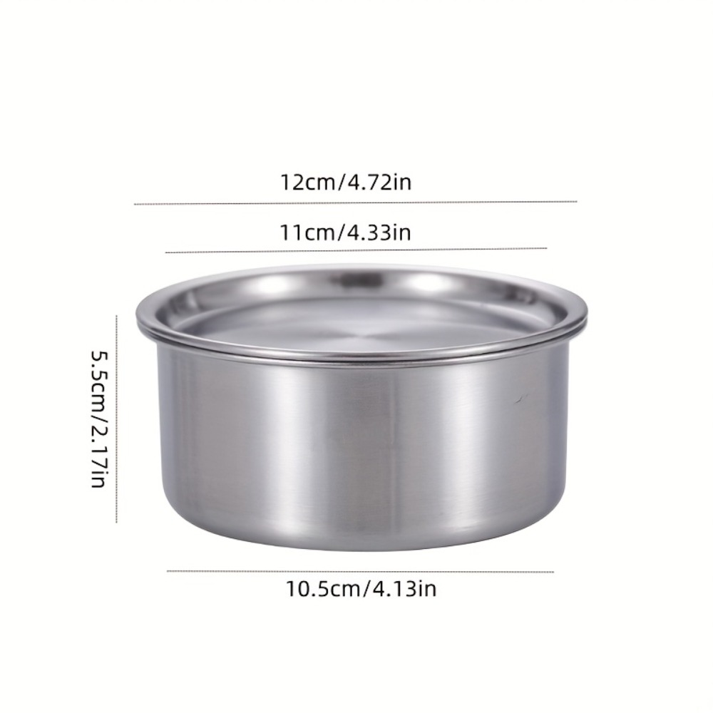 ถ้วยสแตนเลส 304 พร้อมฝาปิด สำห - Food Storage With Colander บทวิจารณ์และราคา