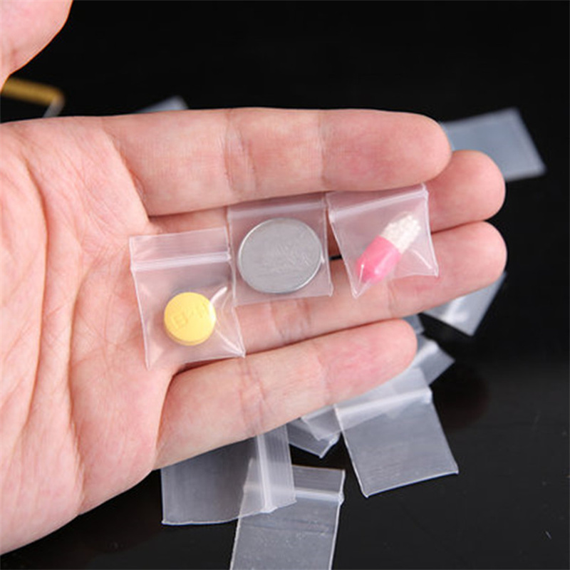 100 ชิ้นโปร่งใสมินิพลาสติกขนาด - Food Storage With Lock บทวิจารณ์และราคา