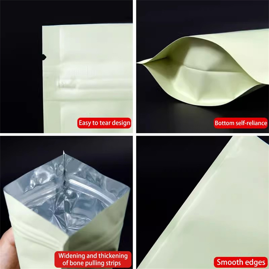 50/100PCS ซิปสีเหลืองอ่อนแบบด้ - Food Storage Usa บทวิจารณ์และราคา