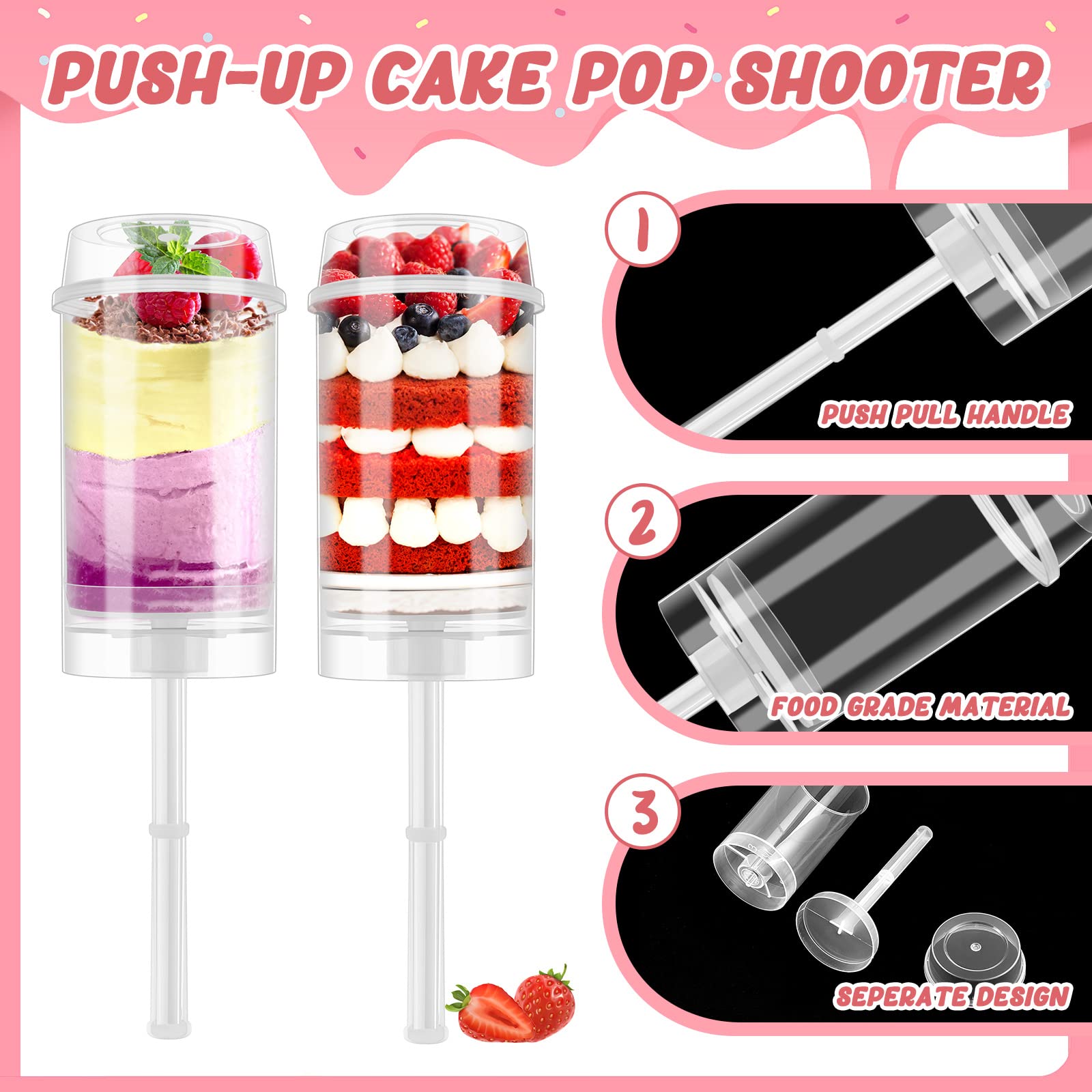 ภาชนะใส่เค้กแบบกดพร้อมฝาปิด, เ - Portion Control Container บทวิจารณ์และราคา