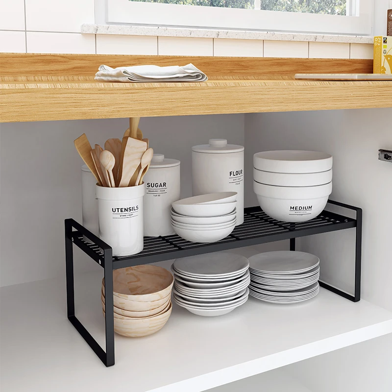 เหล็กจานชามชั้นเก็บเครื่องครัว - Food Storage Room บทวิจารณ์และราคา