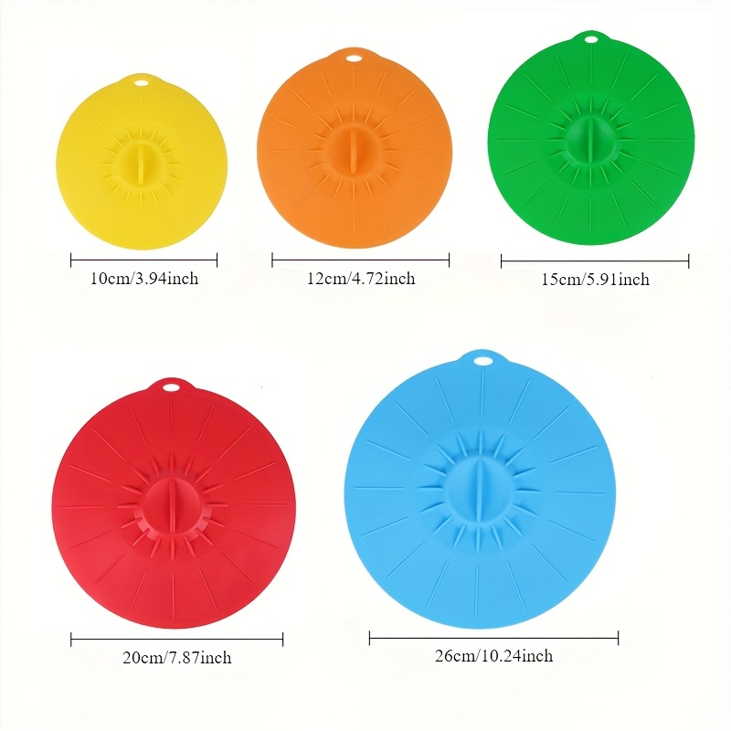ฝาปิดซิลิโคน 5 ชิ้น, ฝาปิดกันก - Food Storage With Colander บทวิจารณ์และราคา