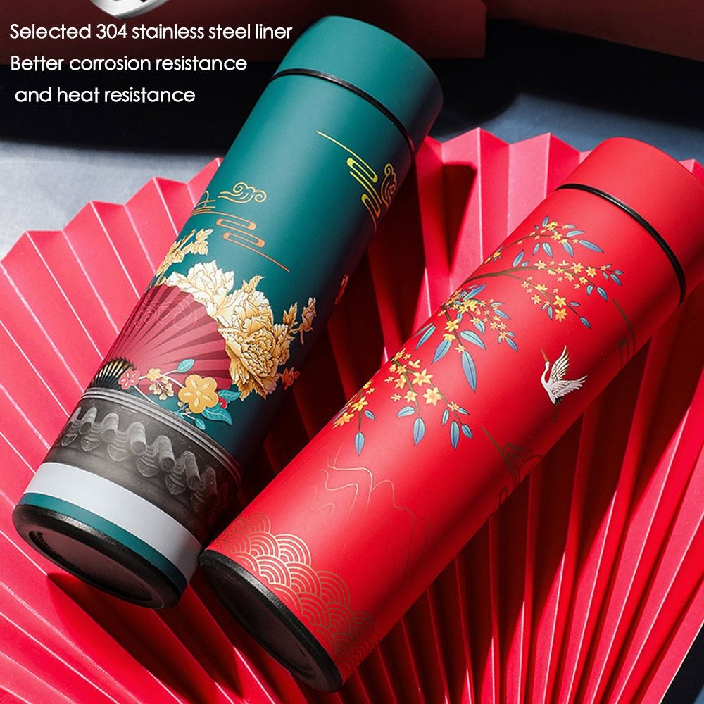 ขวดน้ำสูญญากาศจอแสดงผล LED ขนา - Food Storage Thermos บทวิจารณ์และราคา