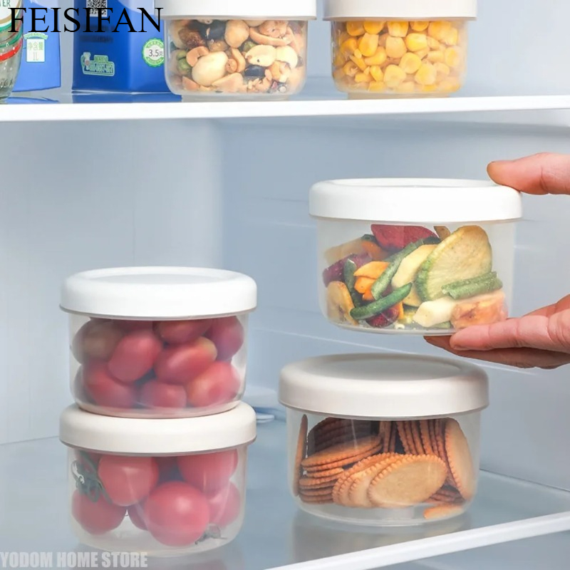 กล่องเก็บอาหารพลาสติกทรงกลมแบบ - Food Storage Refrigerator บทวิจารณ์และราคา