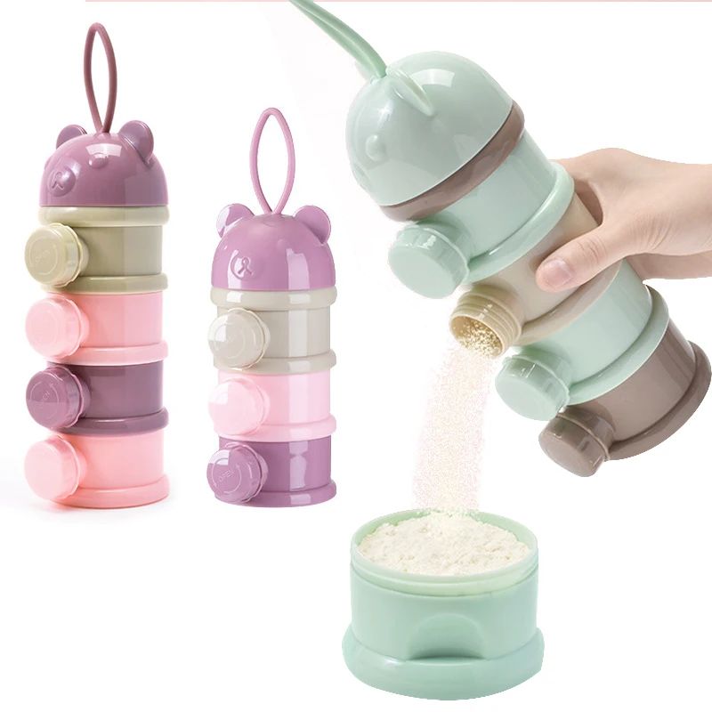 กล่องเก็บอาหารเด็กแบบพกพา 3/4  - Portion Control Container บทวิจารณ์และราคา