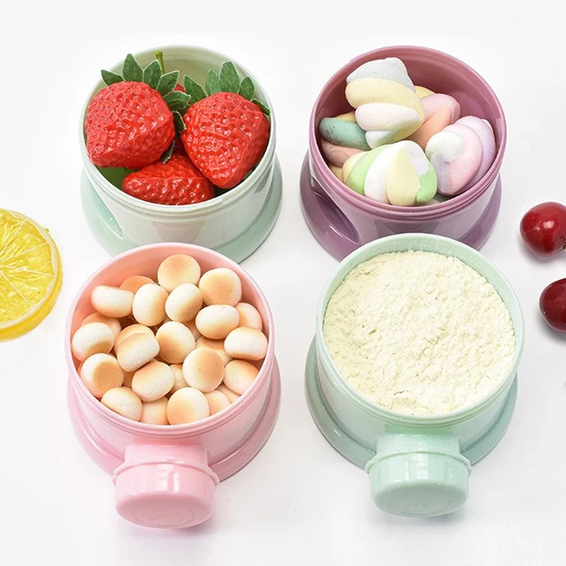 กล่องเก็บอาหารเด็กแบบพกพา 3/4  - Portion Control Container บทวิจารณ์และราคา