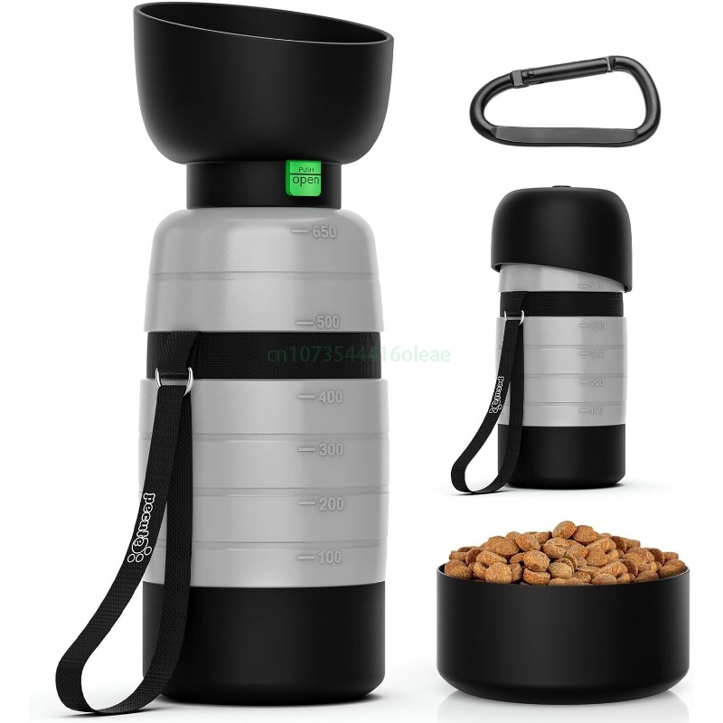 ขวดน้ำสุนัขขนาด 650 มล. พร้อมภ - Portion Control Container บทวิจารณ์และราคา