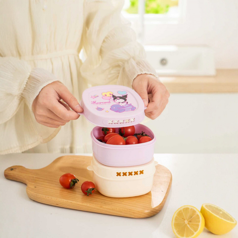 กล่องเก็บอาหารลายการ์ตูนเฮลโล  - Food Storage With Colander บทวิจารณ์และราคา